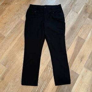 Karl Lagerfeld Black Zipper With 3 Buttons Pants